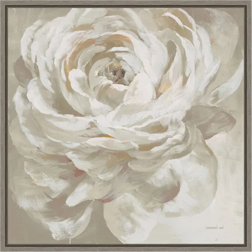 Vista 18 de Amanti Art Lienzo enmarcado para pared, 16 x 16 pulgadas, rosa neutra de Danhui Nai, lienzo enmarcado para pared, obras de arte de flores