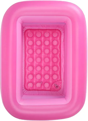 Vista 6 de Piscina familiar inflable con bomba de 47.2 x 35.4 x 14.2 in, piscinas para niños y adultos o toda la familia, más que otras piscinas inflables