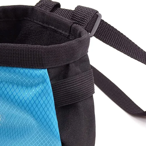 Vista 5 de Bolsas de tiza de escalada,Sin fugas Rock Climbing Strawstring Bag Drawstring Magnesia Sack,Equipo de equipo de escalada