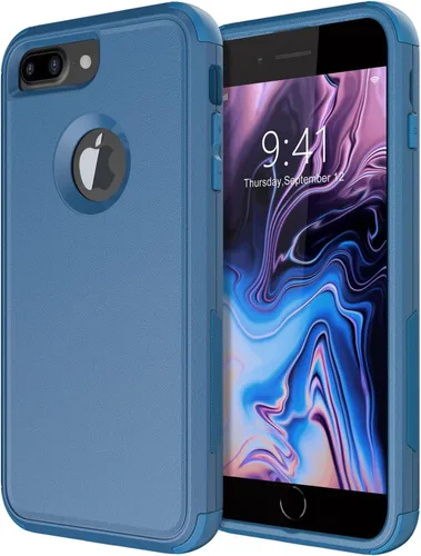 Vista 15 de Diverbox Funda [A prueba de golpes] [A prueba de caídas] [A prueba de polvo], Cubierta de protección resistente para teléfono para Apple iPhone 8