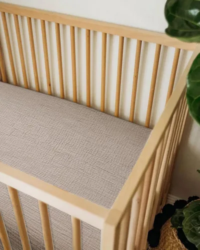 Vista 5 de Sábana de moisés para bebé niño y niña, sábanas ajustadas para colchón de moisés rectangular, ovalado, de reloj de arena, sábanas de cesta de Moisés