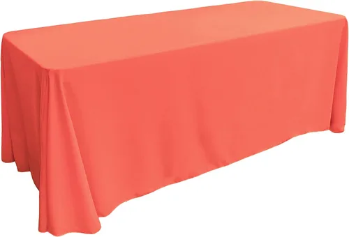 Vista 66 de LA Linen Mantel rectangular lavable de popelín de poliéster, resistente a las manchas y a las arrugas, cubierta de mesa 60x84, mantel de tela