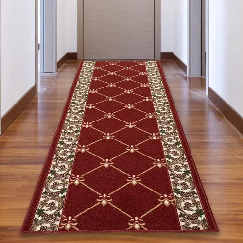 Vista 6 de CreativeDeco Alfombra de pasillo hecha a medida de pelo bajo con respaldo de goma para cocina, vestíbulo, pasillo, entrada, elige tu longitud