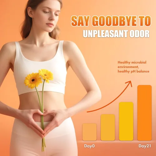 Vista 5 de Gomitas de equilibrio femenino prémium para mujer, gomitas probióticas de piña hawaiana para equilibrio del pH, salud vaginal y apoyo inmunológico