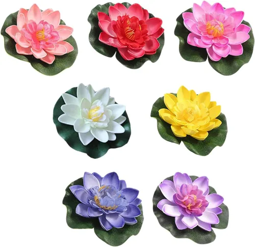 Vista 7 de Mipcase Decoraciones de bosque encantado, decoraciones de bosque encantado, flores flotantes artificiales, decoración de flores artificiales