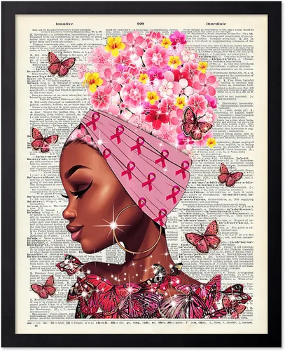 Vista 51 de Poster Master Póster motivacional vintage, impresión inspiradora retro, regalo para chica afro, amiga, reina negra, mujer afroamericana