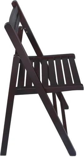 Vista 4 de Casual Home Juego de 2 sillas plegables de madera - Espresso