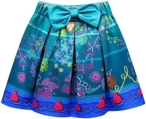 Vista 3 de Disfraz de Mirabel Madrigal para niños y niñas disfraz de cosplay con bolsa