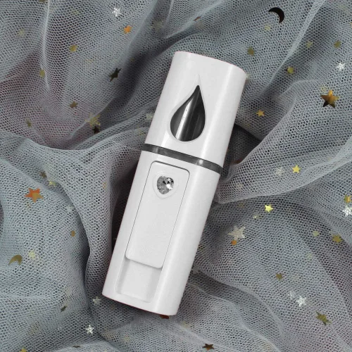 Vista 8 de Vaporizador Facial Portátil Nano Mini Atomizador Facial para Atomización de Extensiones de Pestañas con Espejo y Tanque de Agua Visual de 20ml