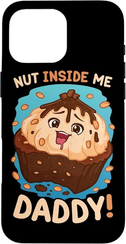 Vista 18 de Funda divertida para iPhone 13 Pro con diseño de tuerca de juego sucio Inside Me Daddy para mujer