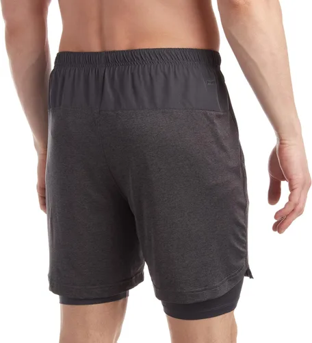 Vista 6 de Spyder Pantalones cortos deportivos para hombre, 2 en 1, con forro de compresión (S-XL)