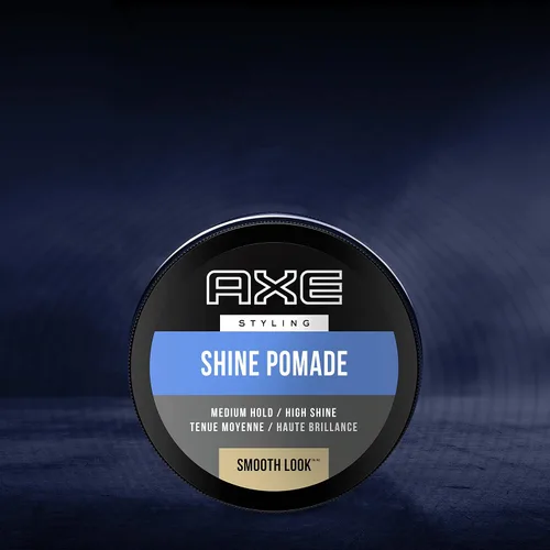 Vista 3 de Axe Pomada de aspecto suave - Brillo sofisticado, producto para el cabello fácil de peinar, 2.64 onzas