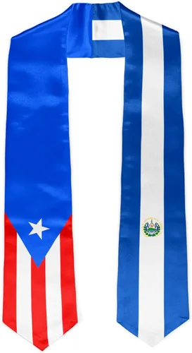 Vista 16 de Banda de estola de graduación con la bandera de Colombia de Estados Unidos, estola de graduación, regalo de graduación