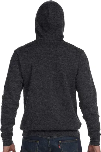 Vista 2 de Sudadera con capucha Bella + Canvas, unisex, con friza de algodón