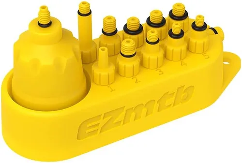 Vista 3 de Freno de disco hidráulico para bicicleta de montaña, kit de purga de aceite mineral DOT para fórmula AVID Hanyes Echo Shimano Tekro HS33 Magura Nutt