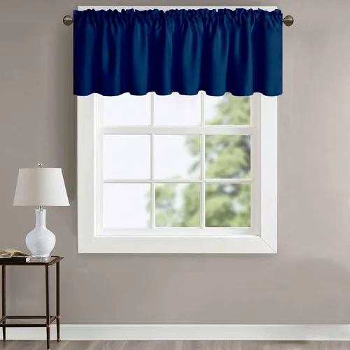 Vista 61 de Cortinas de cocina negras Ladity - 2 paneles de cortinas cortas opacas, 36 pulgadas, privacidad, niveles de café, cortinas de granja para ventana