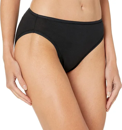 Vista 2 de Tienda Essentials - Ropa interior de algodón y de pierna alta para mujer (disponible en talla extragrande), paquete múltiple