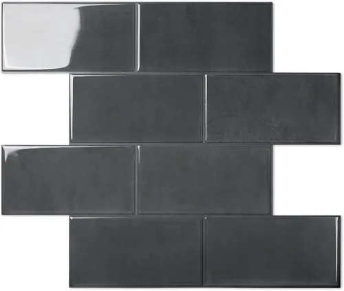 Vista 16 de STICKGOO 10-Sheet Backsplash Peel and Stick Subway Tile, Self Adhesive Vinyl Wall Tiles, Stick on Backsplash for Kitchen and Bathroom(Thicker Design)