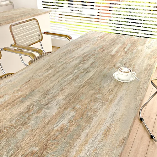 Vista 10 de Wallercity Papel adhesivo de madera verde para encimeras, papel tapiz autoadhesivo impermeable para armarios, papel tapiz de vinilo de madera, papel