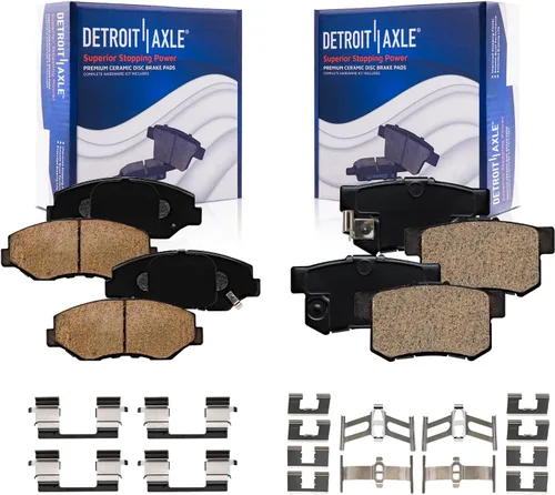 Vista 144 de Detroit Axle - Pastillas de Freno Delantero Izquierdo Reemplazo de Pinza de Disco para Ford Fusion Mazda 6 Lincoln MKZ Mercury Milan 2006-2012