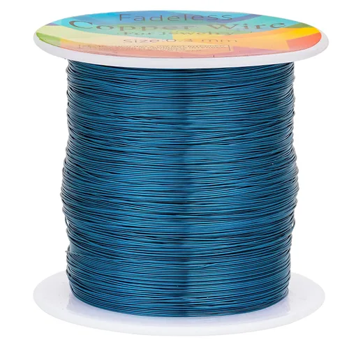 Vista 48 de Alambres de cobre resistentes al deslustre de 65.6 pies, alambre de cobre para electrocultura en jardinería, alambre de cobre de calibre 16, cables
