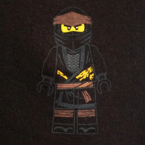 Vista 6 de LEGO Ninjago - Conjunto corto de disfraz de Ninjago Lloyd y Kai para niños, pantalones cortos verdes y rojos y camiseta a juego con capucha, Verde