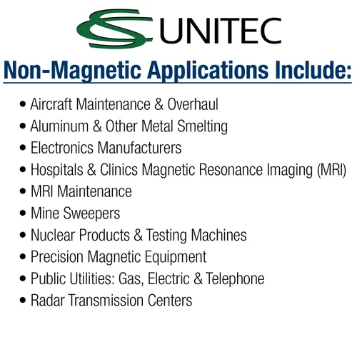 Vista 6 de CS Unitec Llave de trinquete sin chispas Extremo puntero Enchufe de 1 pulgada Certificado TUV Bronce de aluminio No magnética Resistente