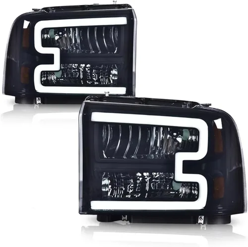 Vista 18 de GRAND ORANGE - Juego de faros delanteros, compatible con Ford F250 F350 F450 F550 1999-2004, para Ford Excursion 2000-2004, lado del conductor