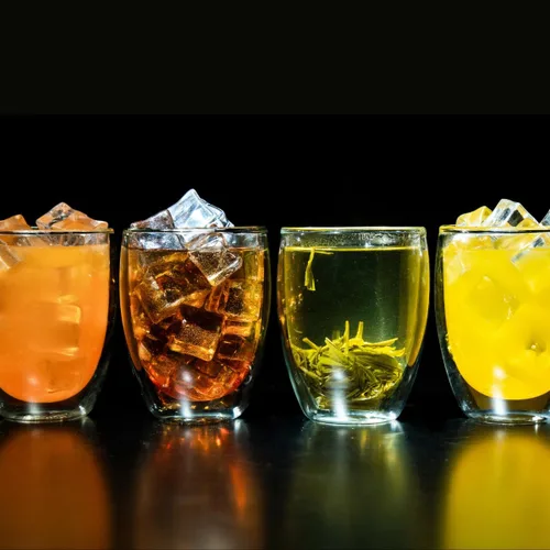 Vista 2 de LEMONSODA Vasos aislados de doble pared (8.5 onzas, 12 onzas) (12 onzas, juego de 4)