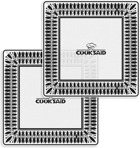 Vista 12 de Cook's Aid 2 protectores de silicona para placa de inducción de 7.9 pulgadas (magnético) Protector de estufa de inducción resistente al calor a