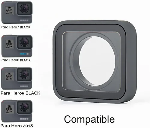 Vista 6 de Cubierta protectora de lente de repuesto para cámara GoPro Hero 5 6 7