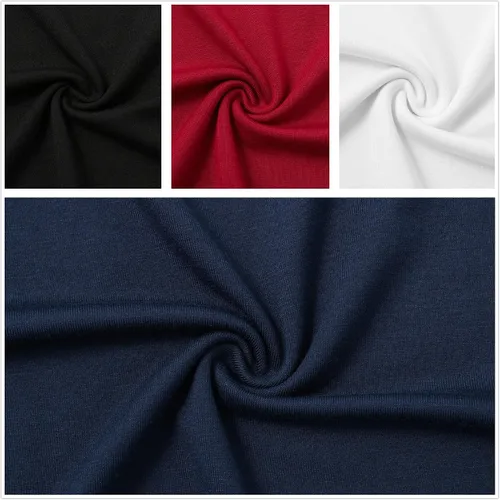 Vista 5 de Formeet17 4 piezas de camisetas cortas básicas con cuello redondo y manga casquillo para mujer