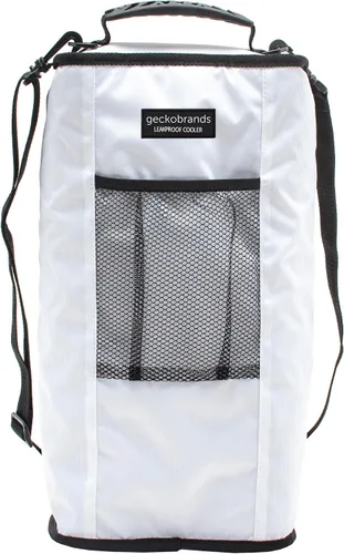 Vista 4 de geckobrands Verticool Cooler - Bolsa térmica suave portátil aislada con correa ajustable para el hombro, capacidad para 9 latas o 2 botellas