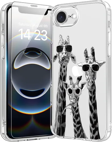Vista 49 de bicol - Funda protectora a prueba de golpes para iPhone 15 Plus, funda delgada de acrílico transparente y diseños modernos para niña y mujer, 6.7