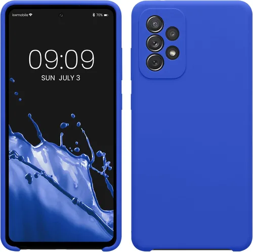 Vista 22 de kwmobile Funda Compatible con Samsung Galaxy A14 5G - Funda de teléfono de TPU y silicona con acabado suave - Verde Lima