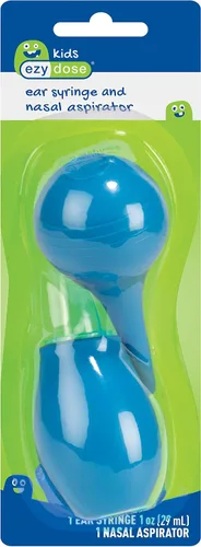 Vista 2 de EZY DOSE Jeringa de oído y aspirador nasal para niños, alivio sinusal y chupador de moco para bebés y niños pequeños, fácil de limpiar y apto