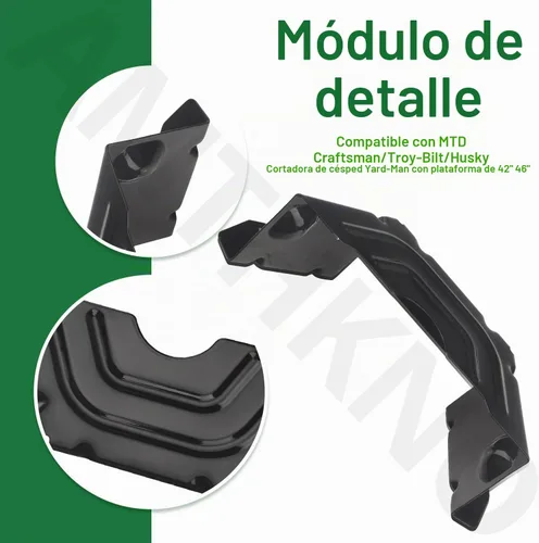 Vista 6 de 783-06424A-0637 Cubierta de cinturón de cubierta negra para cortacésped MTD