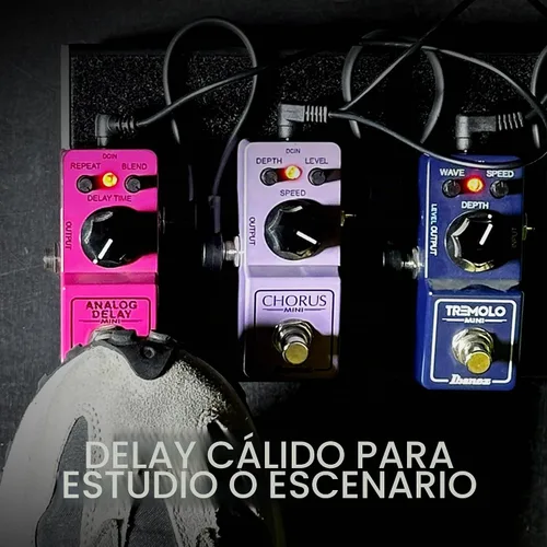 Vista 7 de IBANEZ Dispositivo de Efecto Mini de Delay Analógico - Hecho en Japón (ADMINI), Plateado