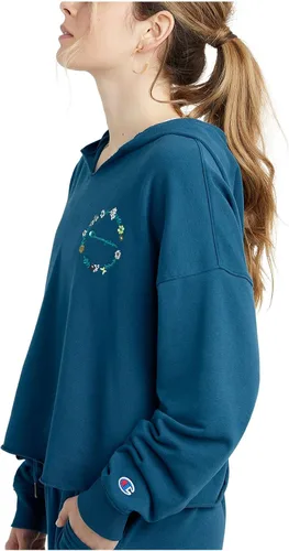 Vista 3 de Champion Womens Comfy Cozy Hoodie Blue M