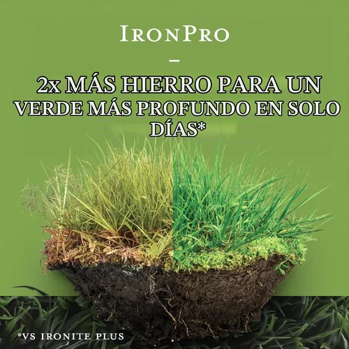 Vista 3 de Earth Science IronPro Concentrado de hierro líquido de acción rápida, 32 onzas, suplemento de hierro para césped, plantas, jardines, corrige