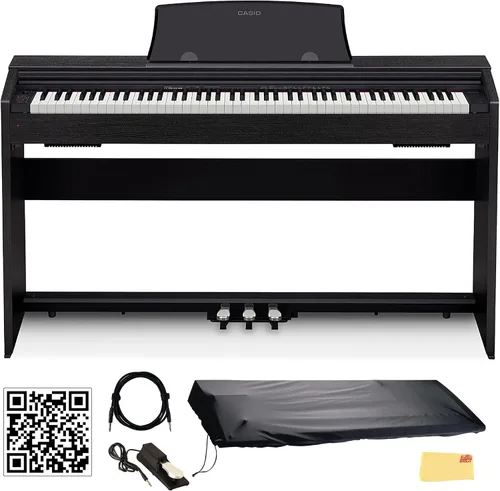 Vista 8 de Casio Privia PX-760 set de piano digital, Negro