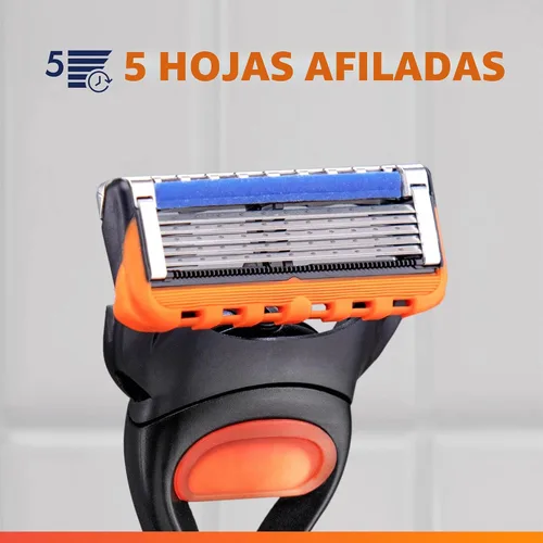 Vista 5 de Gillette Maquinilla de afeitar Fusion5 para hombre, mango + 1 repuesto de cuchilla de afeitar
