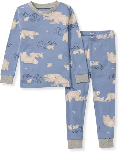 Vista 38 de Burt's Bees Baby Conjunto de Pijama de 2 Piezas para Niños con Camiseta de Manga Larga y Pantalones de Algodón Orgánico Guitarra acústica.