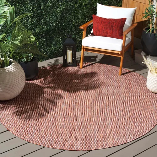 Vista 28 de SAFAVIEH Alfombra Lavable para Exteriores Colección Courtyard - 2'3" x 5', Azul Aqua y Gris, No Desprende Pelusa y Fácil Limpieza, Ideal para Patio