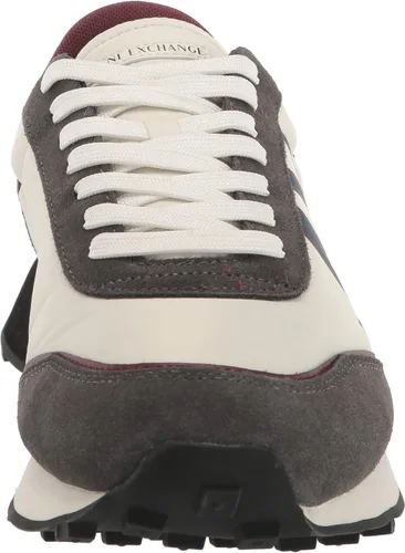 Vista 2 de AX ARMANI EXCHANGE Men's Waffle Tread Leather Logo Sneaker