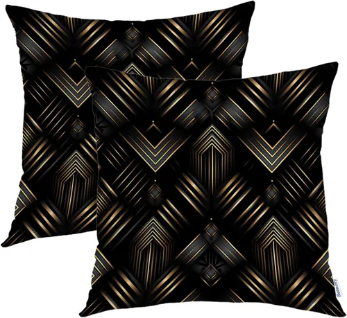 Vista 59 de Batmerry Fundas de almohada de bosque de arce otoñal, casas de sillas de madera, hojas amarillas, fundas de almohada decorativas, impresión digital