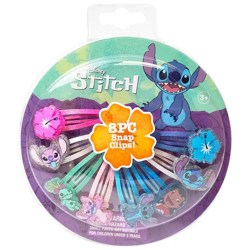 Vista 9 de LUV HER Clips de pelo Barbie para niñas, clips de presión, paquete de 8, multicolor, para edades 3+