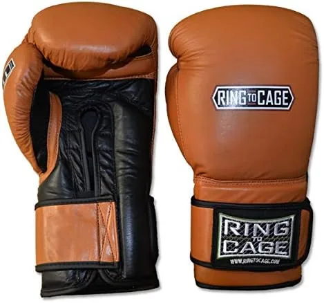 Vista 8 de Ring to Cage Guantes de combate de espuma MiM-Foam de 50 onzas, correa de seguridad para Muay Thai, MMA, kickboxing, boxeo (50 onzas)