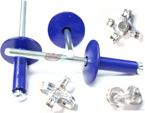 Vista 5 de Remaches Pop de aluminio negro plano de 3/16 "cabeza grande explosión de plátano Peel Back Fasteners .125 - .560 Grip Range