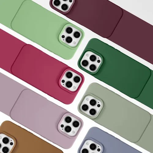 Vista 9 de Funda magnética de silicona para iPhone 13 Pro, color blanco antiguo [Compatible con Magsafe] [Forro de microfibra suave antiarañazos], funda